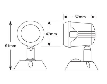 LED Reading Bunk Light 1W 9-33v