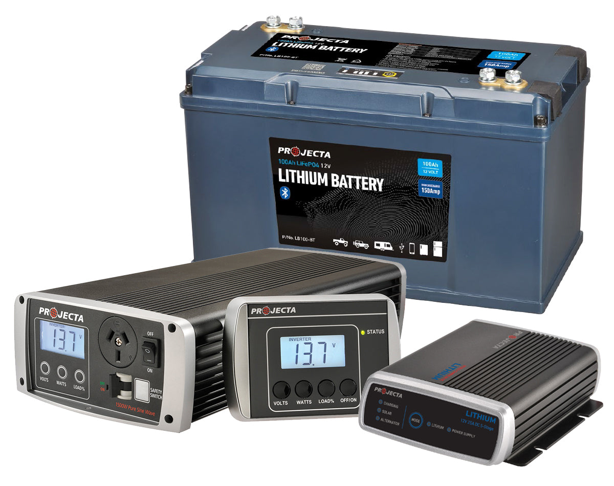 Projecta Lithium Battery 150A Bundle with Inverter & Charger