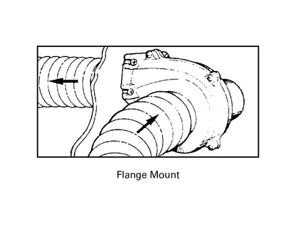 Heavy Duty Blower Flange Mount 75mm 12V or 24V