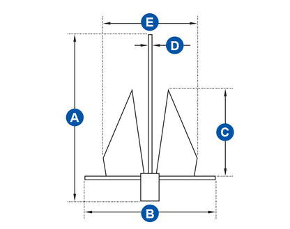 Anchor - Sand Galvanised