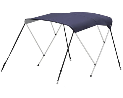 Oceansouth Bimini 3 Bow Aluminium Frame Blue or Grey Top Length 1.83m