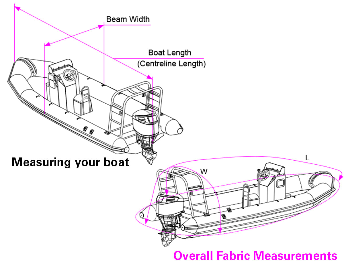 Oceansouth Rib Boat Cover Storage Only