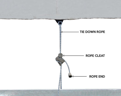 Oceansouth Pilot Cruiser Boat Storage & Slow Towing Cover