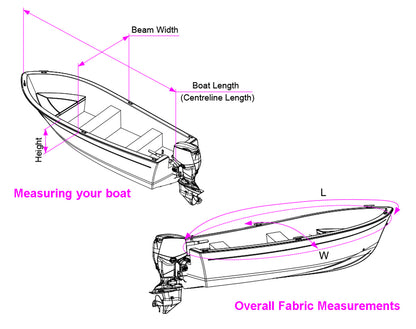 Oceansouth Open Boat Storage & Towing Cover