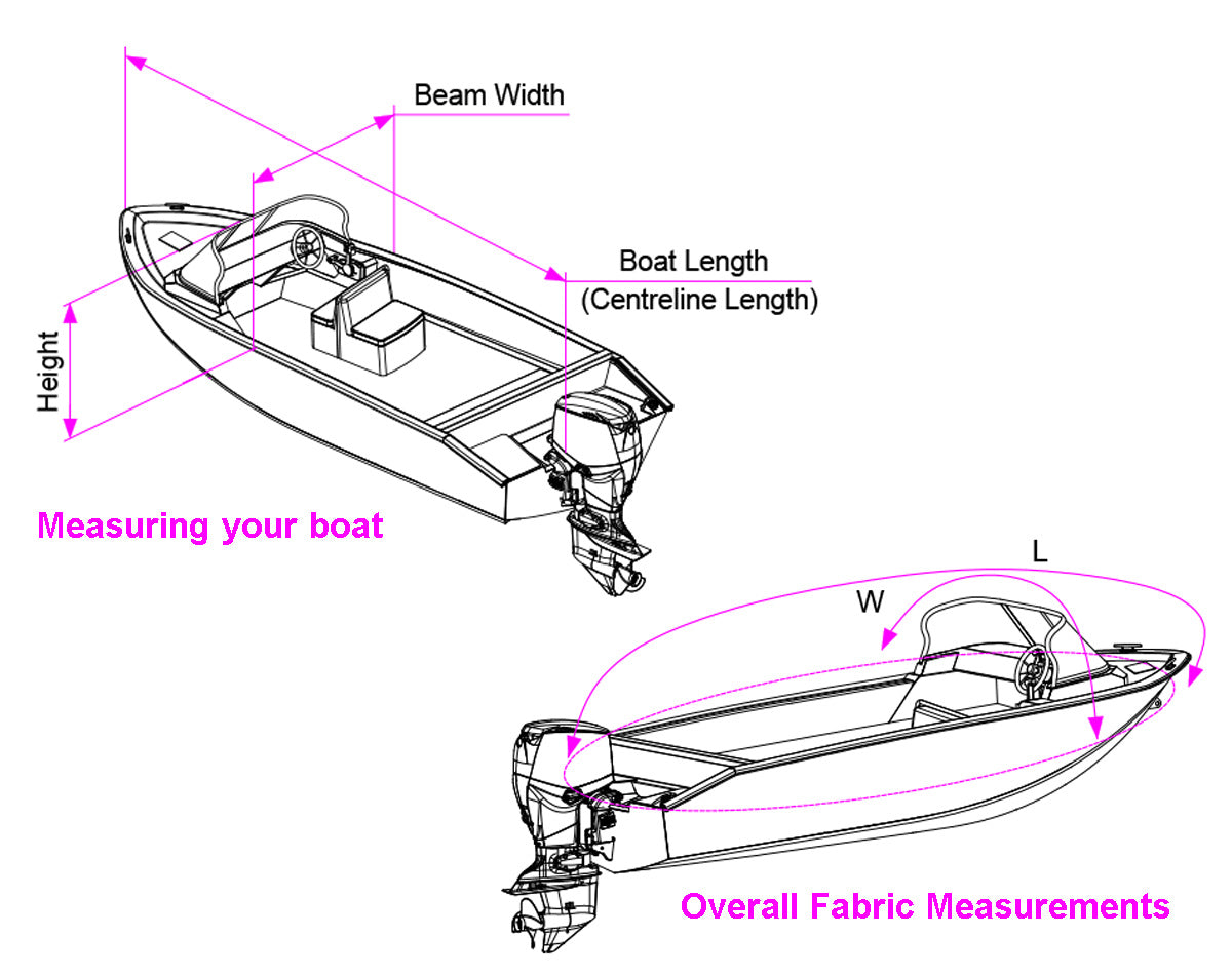 Oceansouth Runabout Boat Storage & Towing Cover