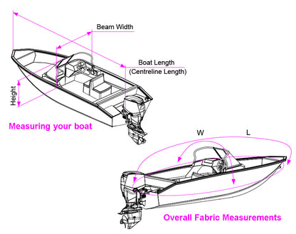 Oceansouth Bowrider Boat Storage & Towing Cover