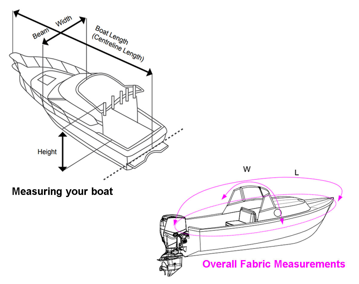 Oceansouth Jumbo Boat Storage & Slow Towing Cover