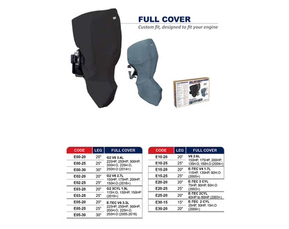 Oceansouth Full Outboard Storage Cover For Evinrude