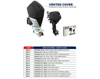 Oceansouth Vented Outboard Cover for Mercury