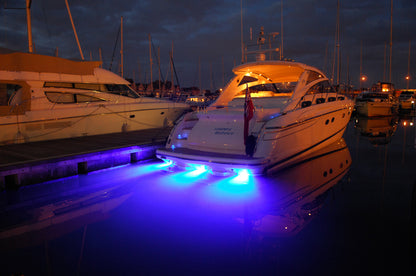 Bluefin LED Piranha P12 Single-Colour Underwater Boat Light Bronze Base