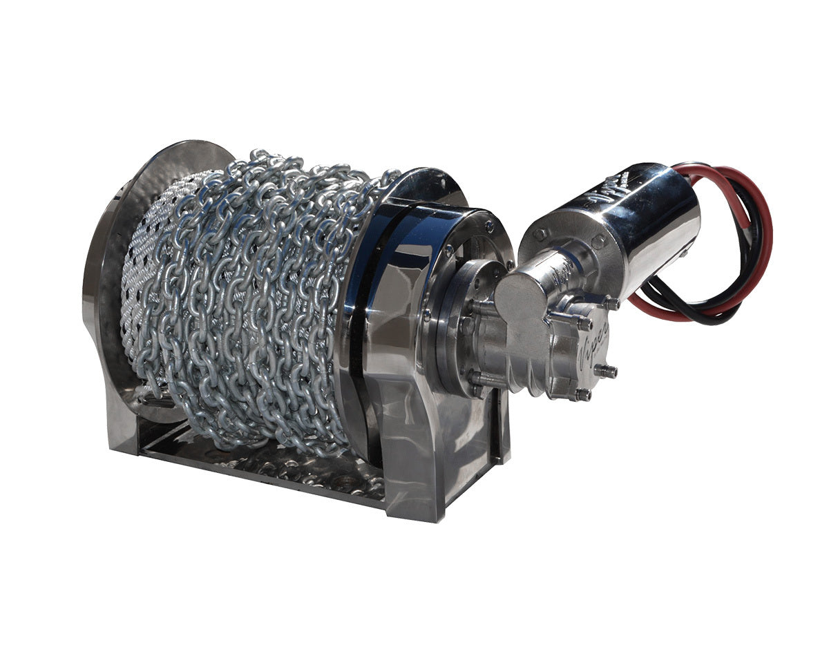 Viper Pro S Series Gravity Feed Drum Anchor Winch