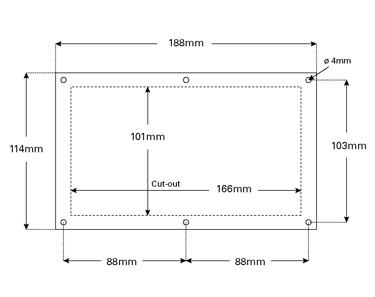 Curved Water Resistant Switch Panels