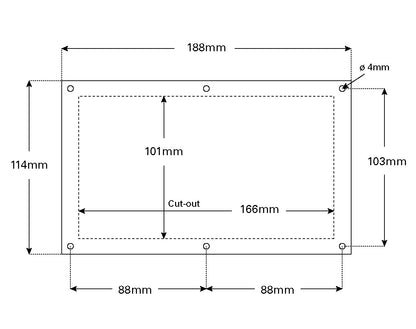 Curved Water Resistant Switch Panels