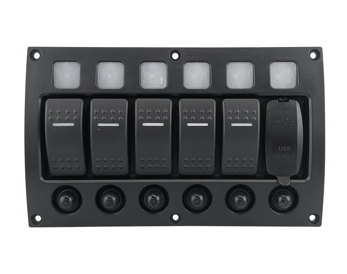 Curved Water Resistant Switch Panels