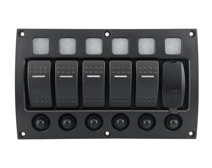 Curved Water Resistant Switch Panels