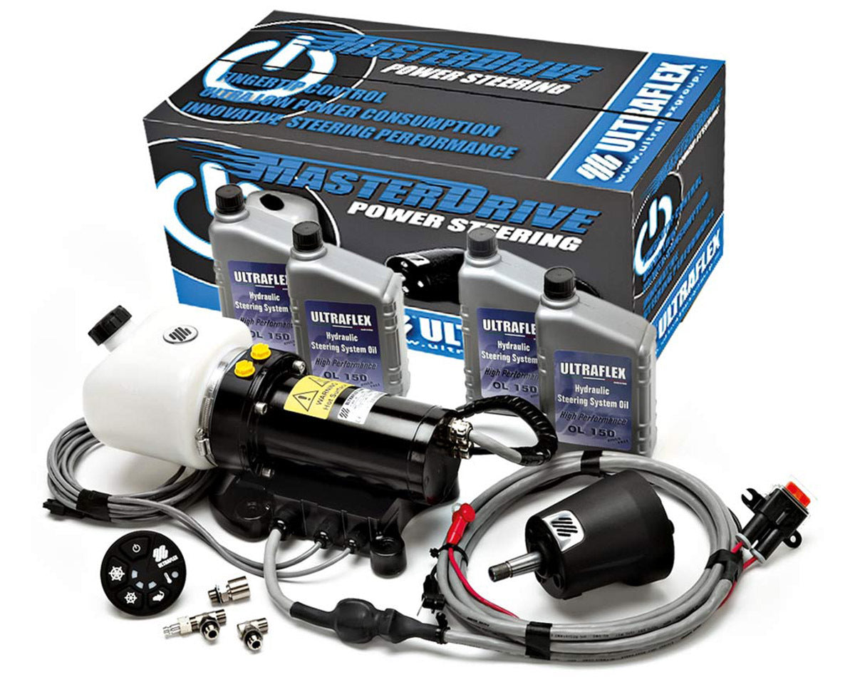 Ultraflex MasterDrive Power Assisted Steering System for Single Station