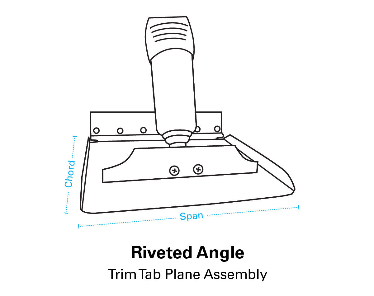 Bennett Marine BOLT Electric Trim Tabs 12 Inch Plate