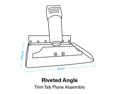 Bennett Marine BOLT Electric Trim Tabs 12 Inch Plate