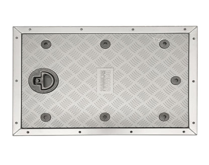 Bomar Access Hatch Aluminium Tread Plate