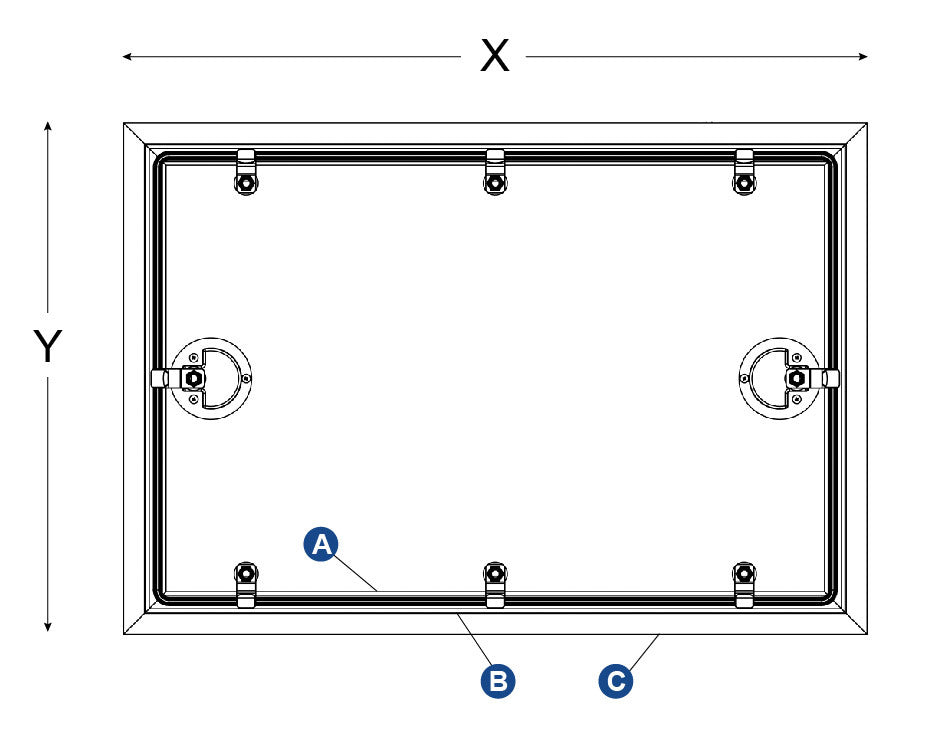 Bomar Access Hatch Aluminium Tread Plate