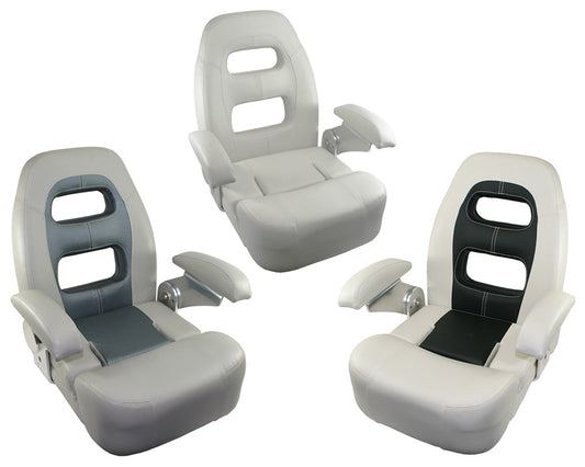 HM58 Flip-Up Helm Master Boat Seat