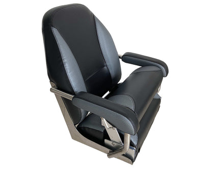 Mojo Deluxe Flip-Up Helm Boat Seat