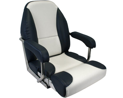 Mojo Deluxe Flip-Up Helm Boat Seat