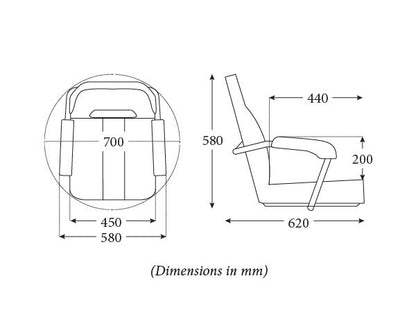 MO45 MINI MOJO Deluxe MK2 Boat Seat