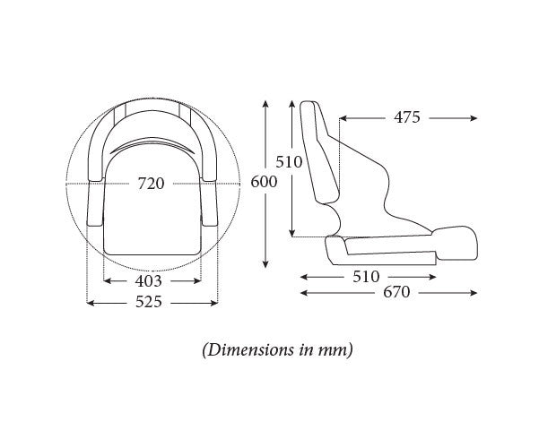 H52 Compact Helmsman Boat Seat