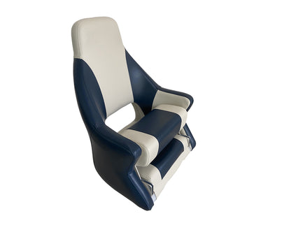 MB70 Helm Boat Seat with Flip Up Front Bolster