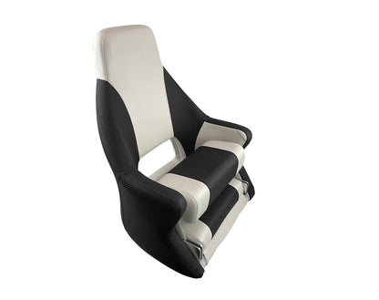 MB70 Helm Boat Seat with Flip Up Front Bolster