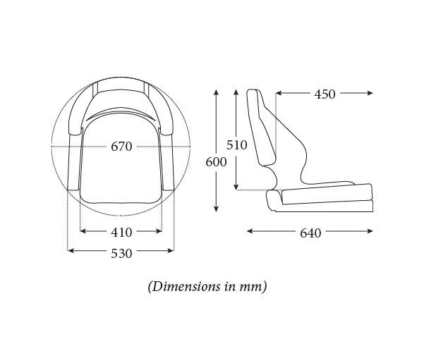 M52S Helm Sports Bucket Seat