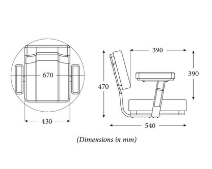 Captain's Chair Deluxe Seat