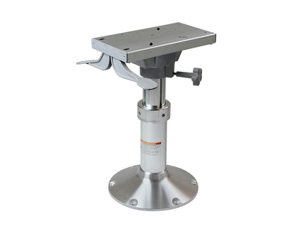 Pedestal Gas Adjustable with Slide Top and 12" Base