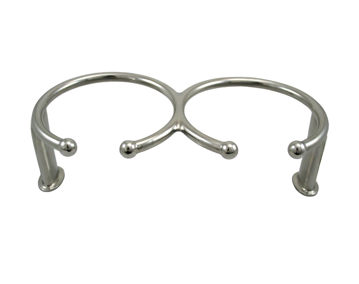 Drink Holder Stainless Steel Single or Double Ring