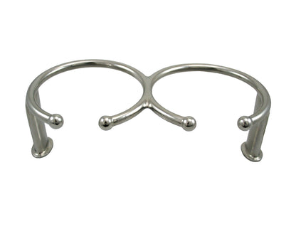 Drink Holder Stainless Steel Single or Double Ring