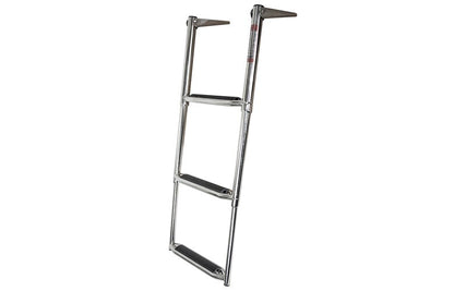 Above Platform Telescopic Ladder with Double Tube Steps