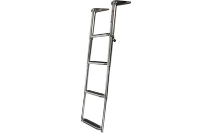 Above Platform Telescopic Ladder with Double Tube Steps