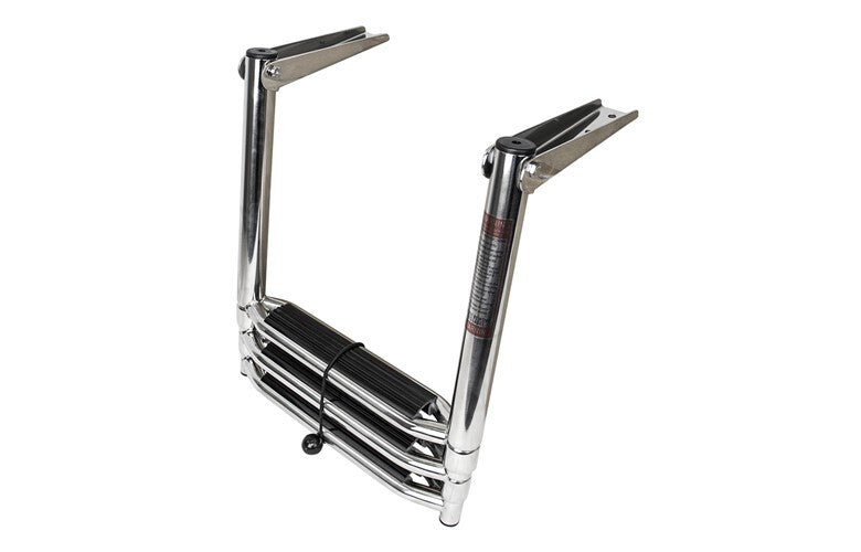 Above Platform Telescopic Ladder with Double Tube Steps