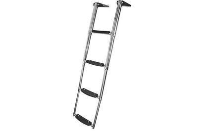 Above Platform Telescopic Ladder with Extra Wide Steps