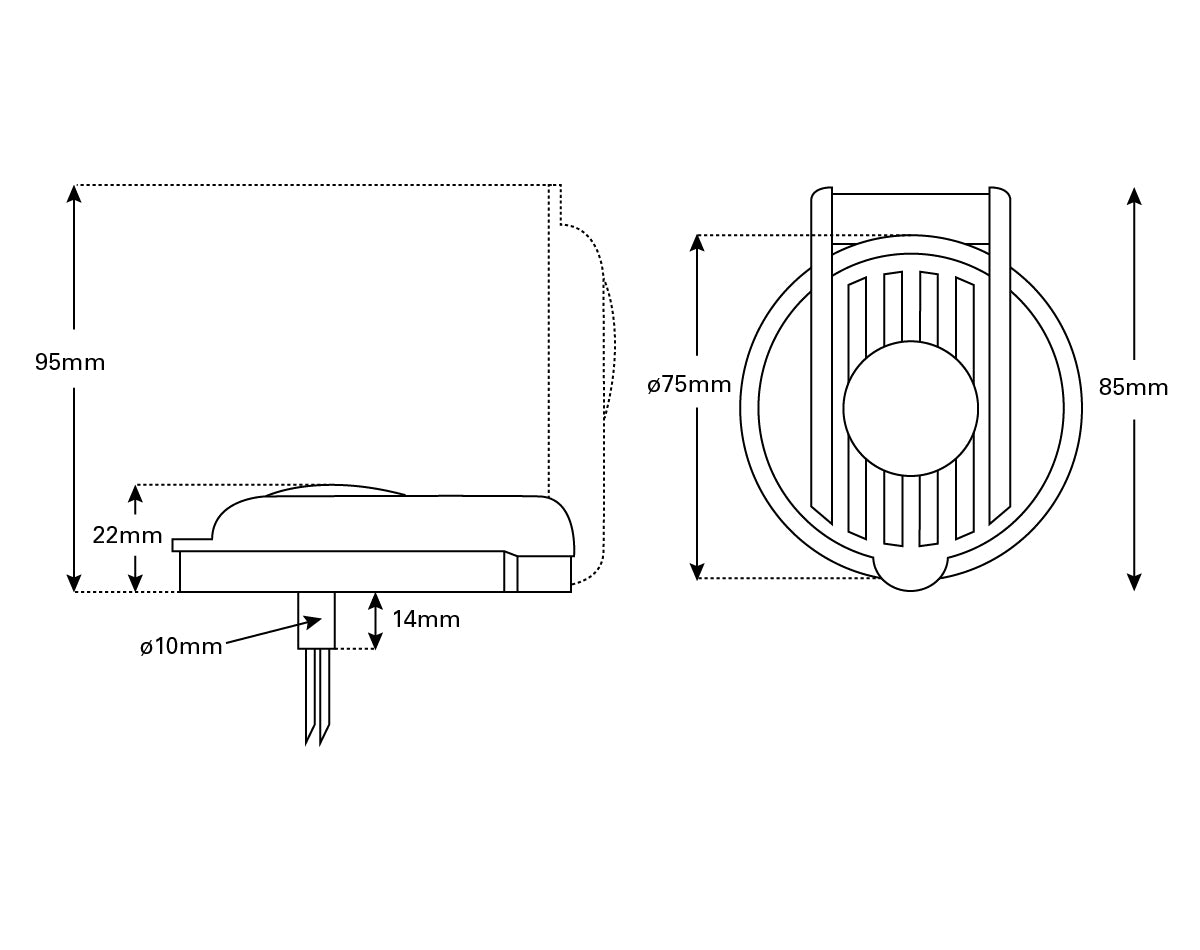 Deck Mount Foot Switches