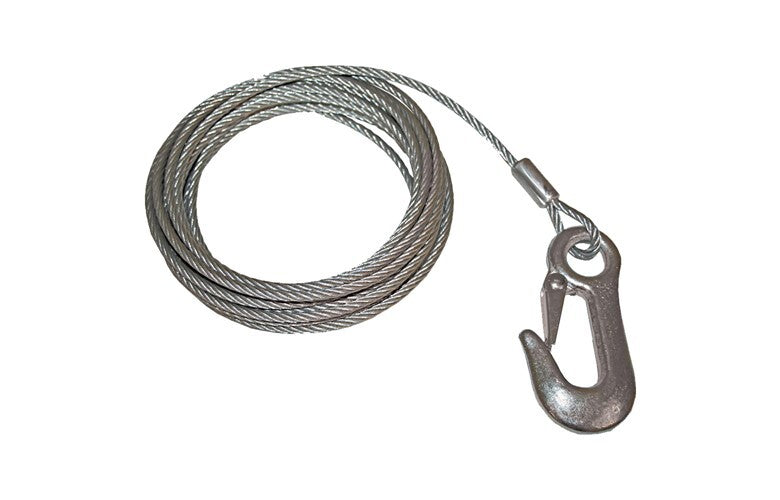 Trailer Winch Cable with Snap Hook 7.6m