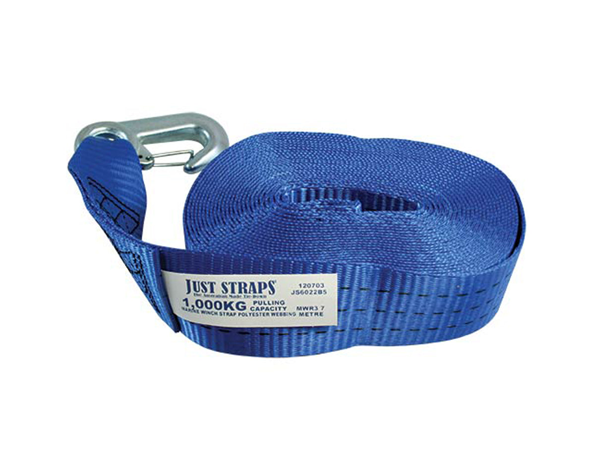 Boat Trailer Winch Strap with Snap Hook