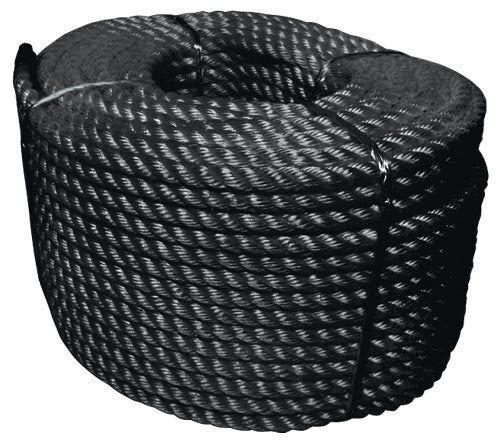 Polyester Rope - 3 Strand Black