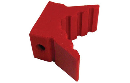 Bow Wedge - Poly Red