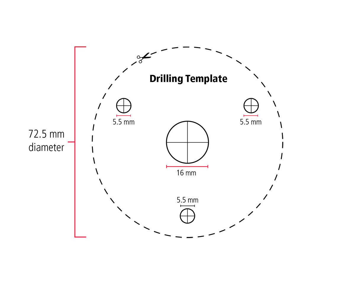 ABL014 Antenna Base Round Double Swivel