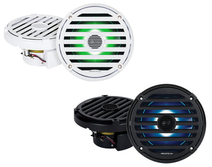 Aquatic AV RGB Marine Speakers Elite Series 6.5 Inch