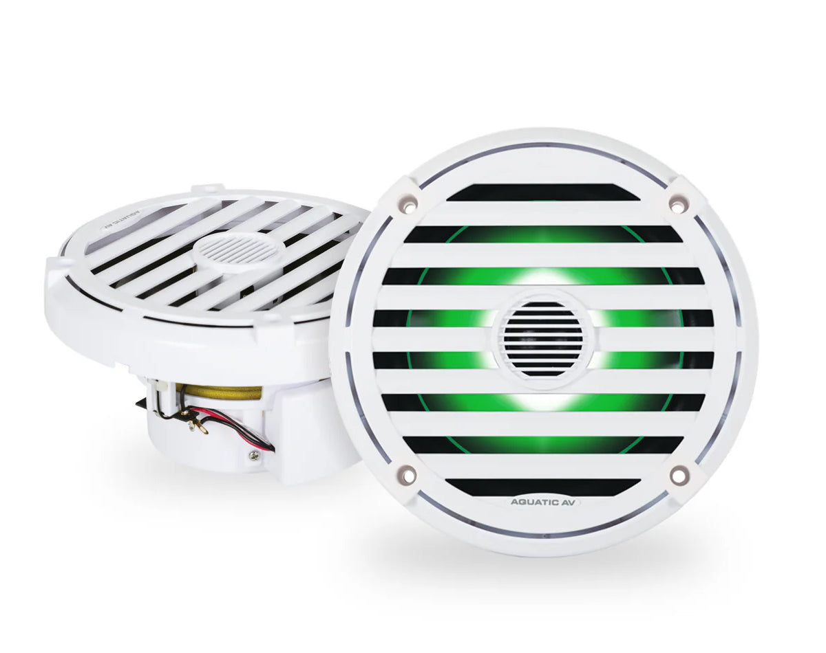 Aquatic AV RGB Marine Speakers Elite Series 6.5 Inch