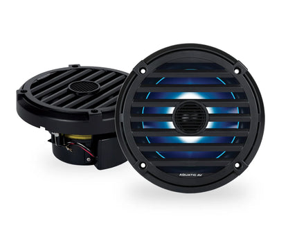 Aquatic AV RGB Marine Speakers Elite Series 6.5 Inch