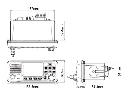 VHF Marine Radio Transceiver Compact IC-M330GE